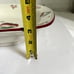 Pfaltzgraff DELICOUS Apple 14 Square Serving Pasta Bowl Red Metal Rack Handles