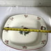 Pfaltzgraff DELICOUS Apple 14 Square Serving Pasta Bowl Red Metal Rack Handles