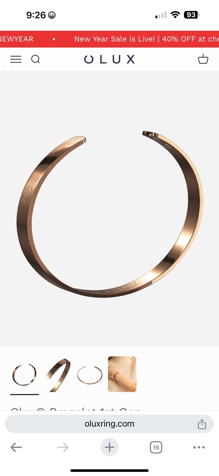 Olux Bracelet 1st Gen - Gold