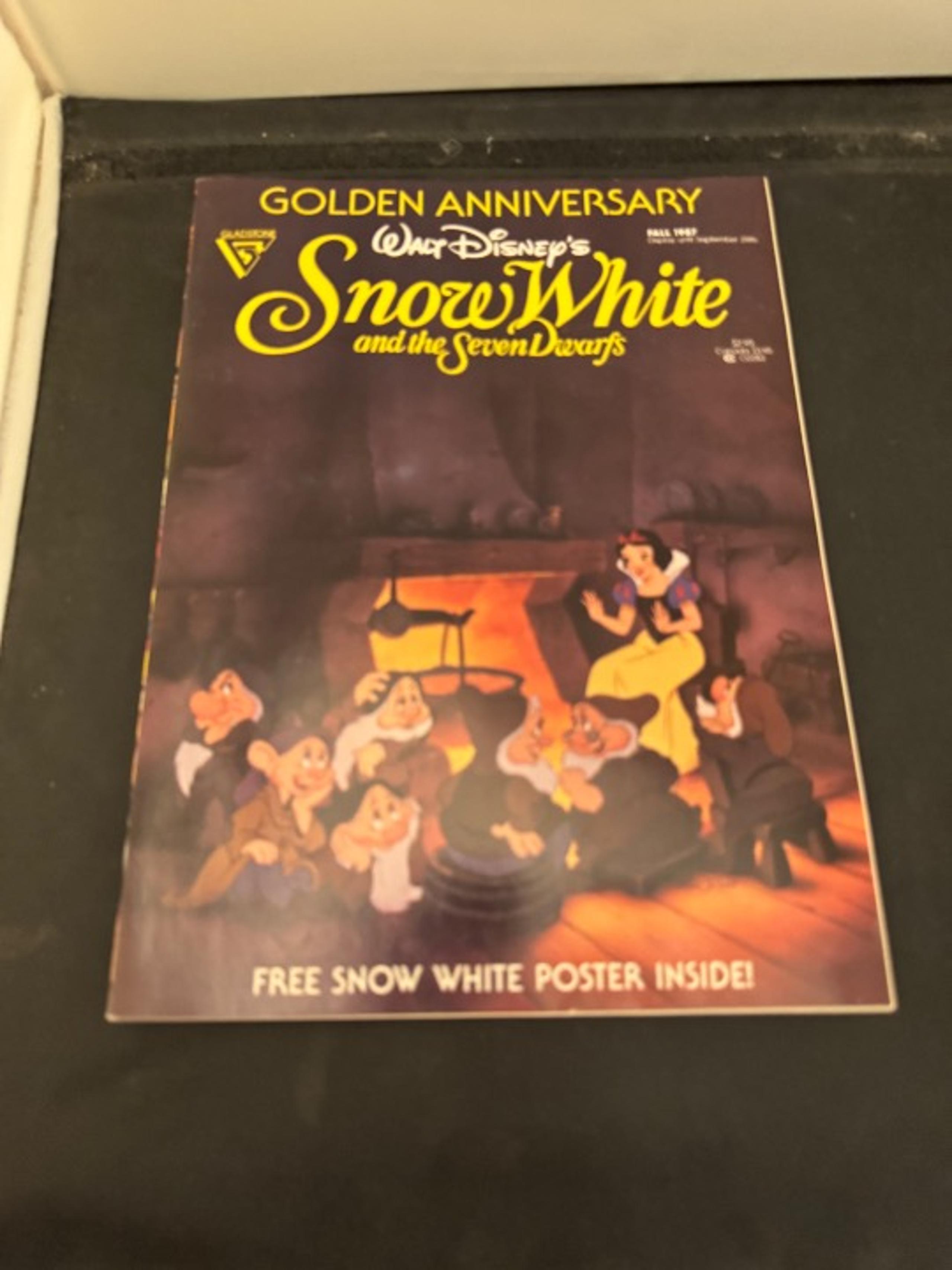 1987 Disney  Snow White  & The Seven Dwarfs Golden Anniversary Gladstone Comic