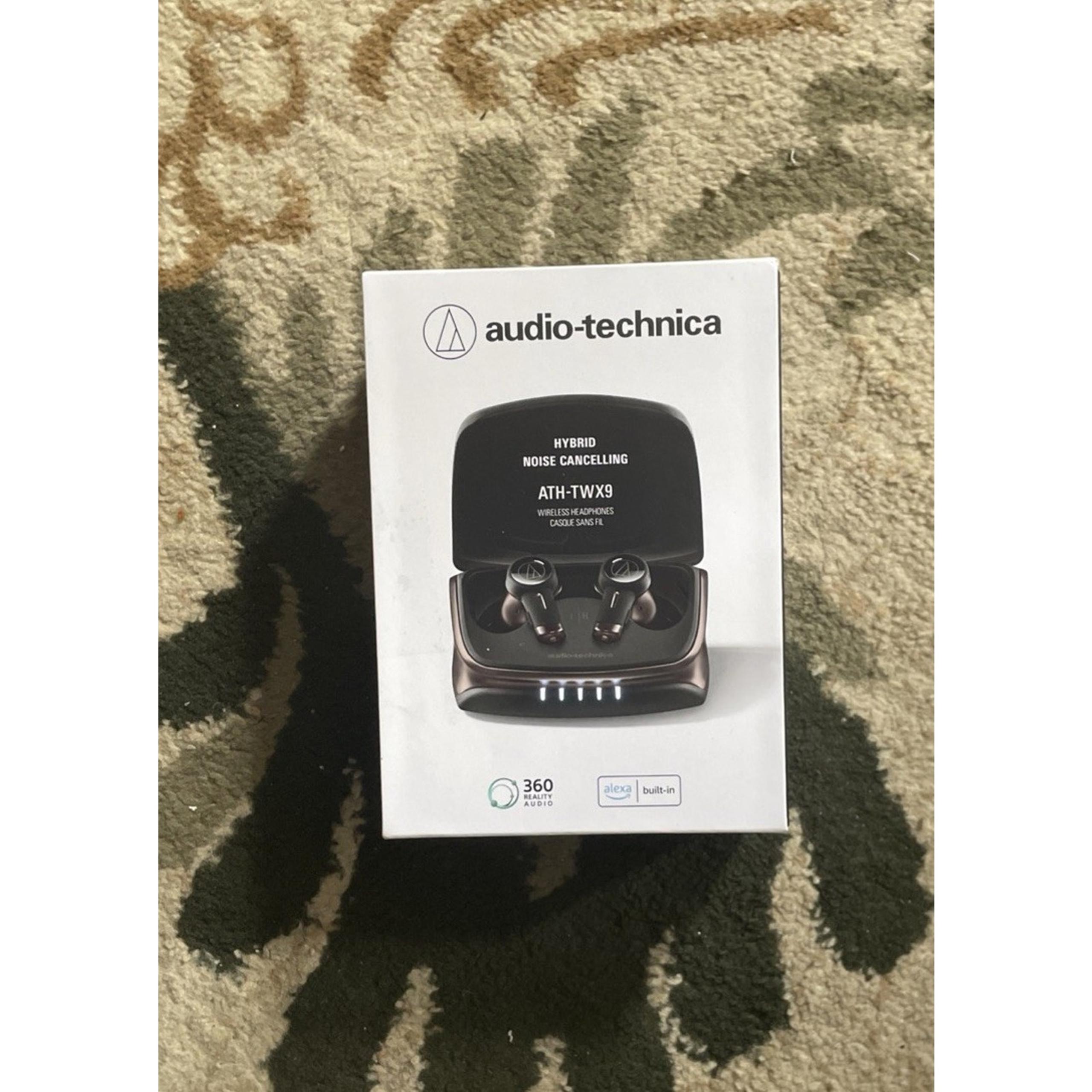 Audio Technica ATH-TWX9 Noise-Canceling Earphones Wireless