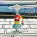 Sanrio Hangyodon Tanghulu 925 Sterling Silver Dangle Charm(Fit Pandora Bracelet)