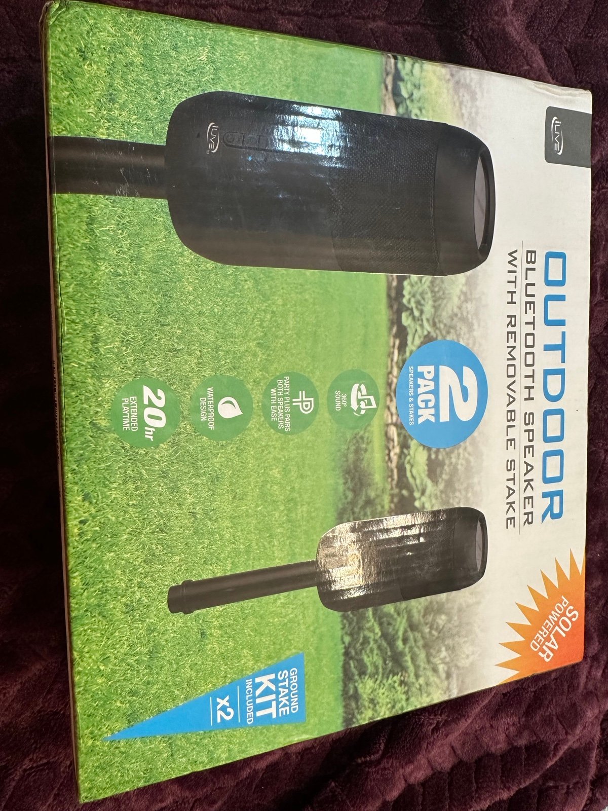 iLive Wireless Bluetooth Weather Resistant Portable Speaker