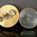 Vintage 3 Monkeys Hear/See/Speak No Evil Magnifying Glass