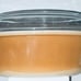 Vintage Fire King Peach Luster Oval Casserole Pan Baking Dish w/ Lid & Cradle