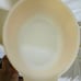 Vintage Fire King Peach Luster Oval Casserole Pan Baking Dish w/ Lid & Cradle