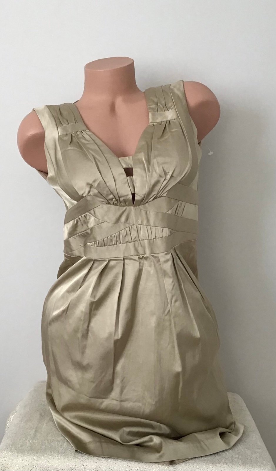 Brand New Nanette Lepore Sand Sultry Nights Shift Dress made in USA Size XS