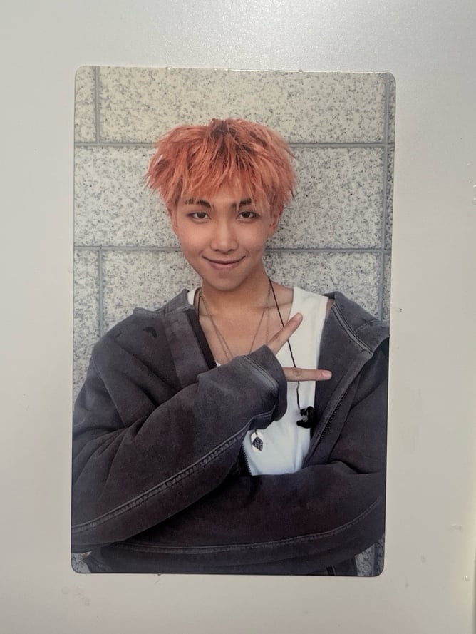 BTS Memories 2021 Blu-ray Official photocard RM JIN SUGA J