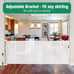 110 Extra Wide Retractable Baby Gate Large Openings Indoor Outdoor Kids Pet Dog