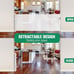 110 Extra Wide Retractable Baby Gate Large Openings Indoor Outdoor Kids Pet Dog