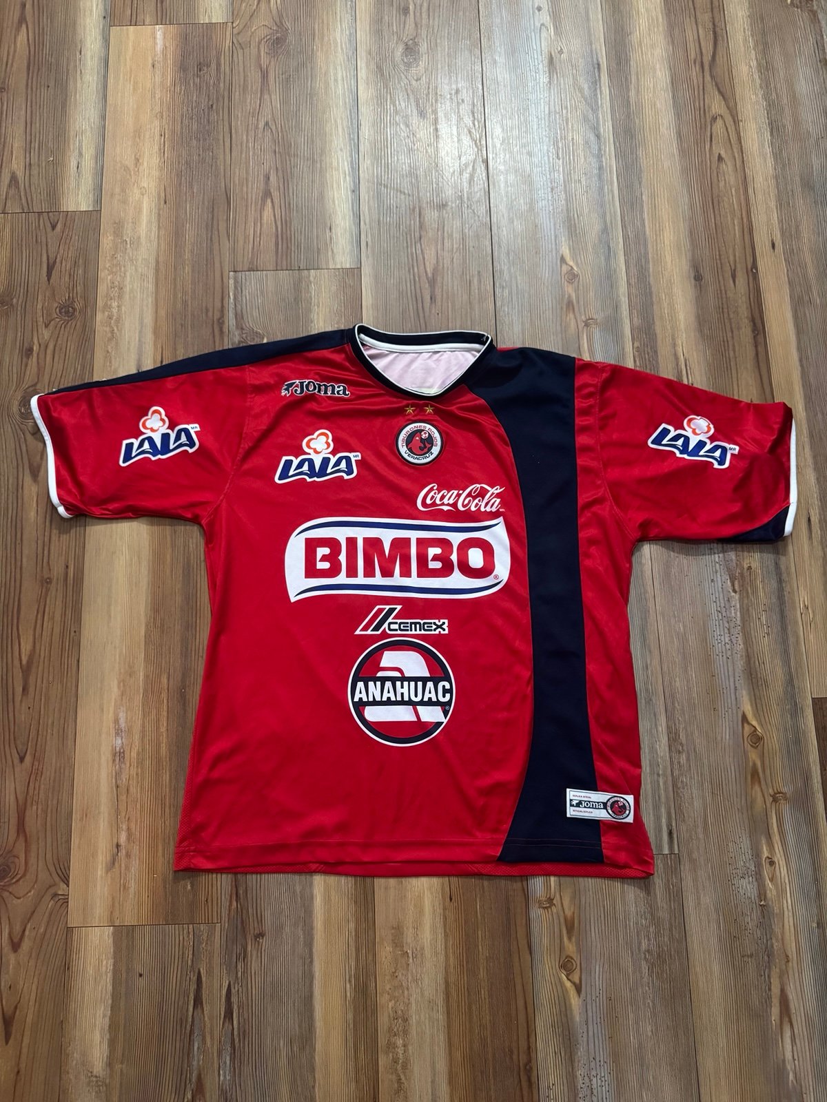 Joma Tiburones Rojos Veracruz 2004-2005 *player issued Carlos Infante #24 Jersey