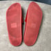 Giuseppe Zanotti mens red logo slides size 9