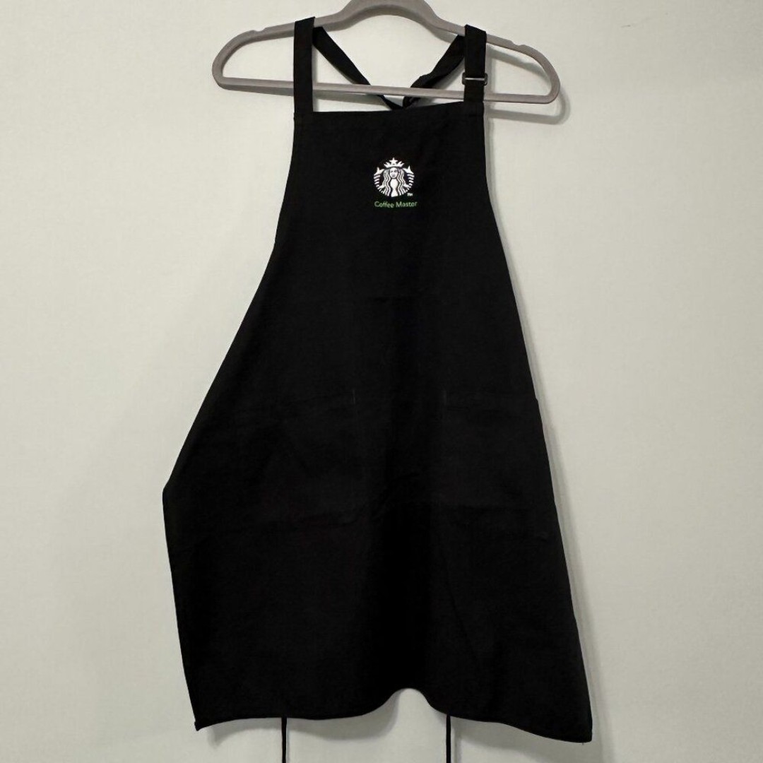 STARBUCKS Authentic Black Coffee Master Apron Rare Collectable Uniform Barista 3