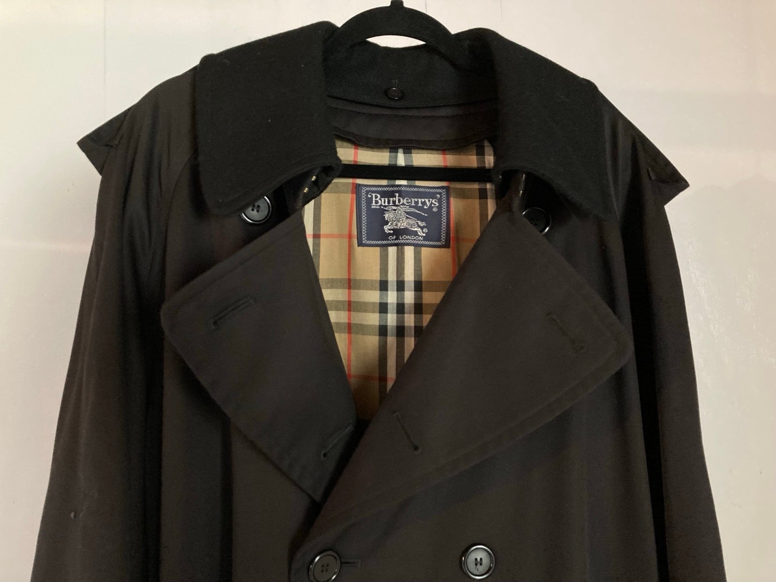 burberry vintage coat 40
