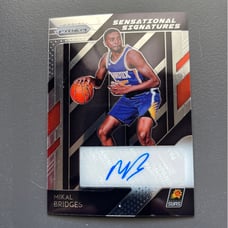 2018 Prizm MIKAL BRIDGES Sensational Sig