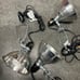 (3) TRW Clamp-On Work Light w/ 5-1/2 Aluminum Bell Style Shade Reflector