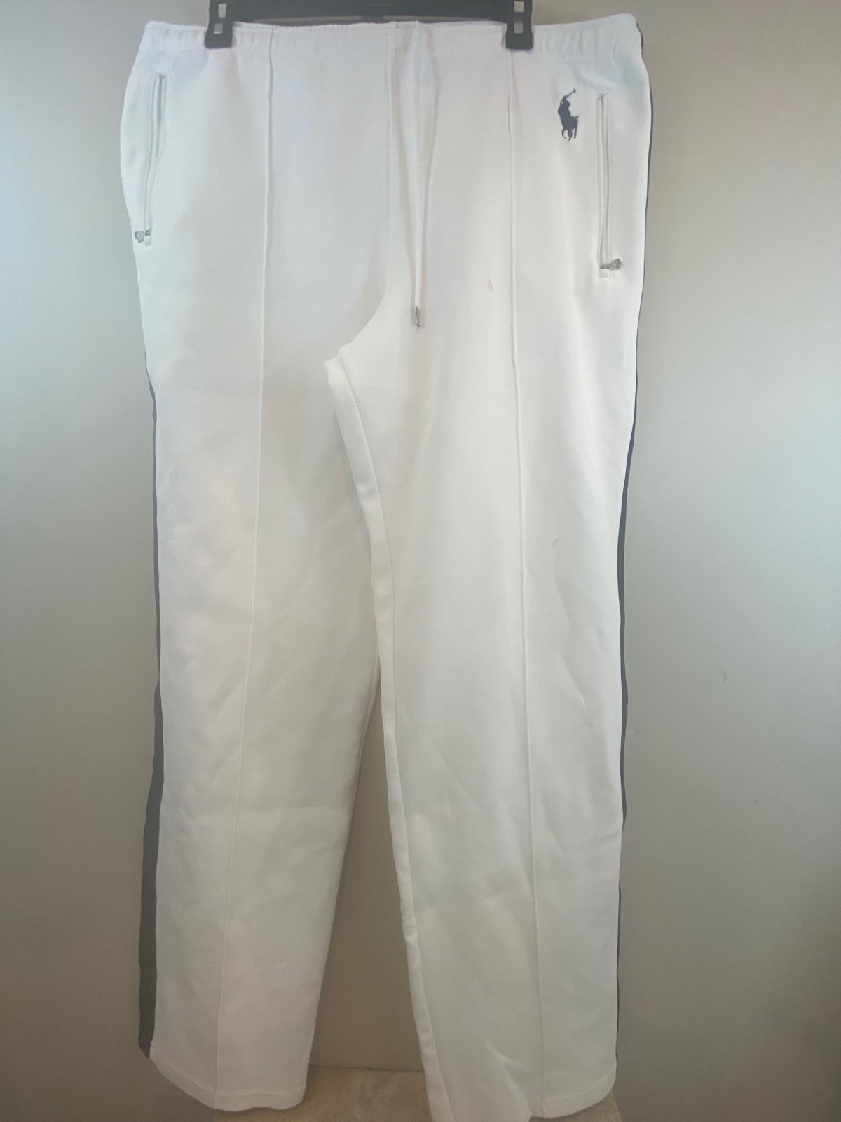 Vintage RLX Ralph Lauren Men’s Rugby Pants White Navy XL