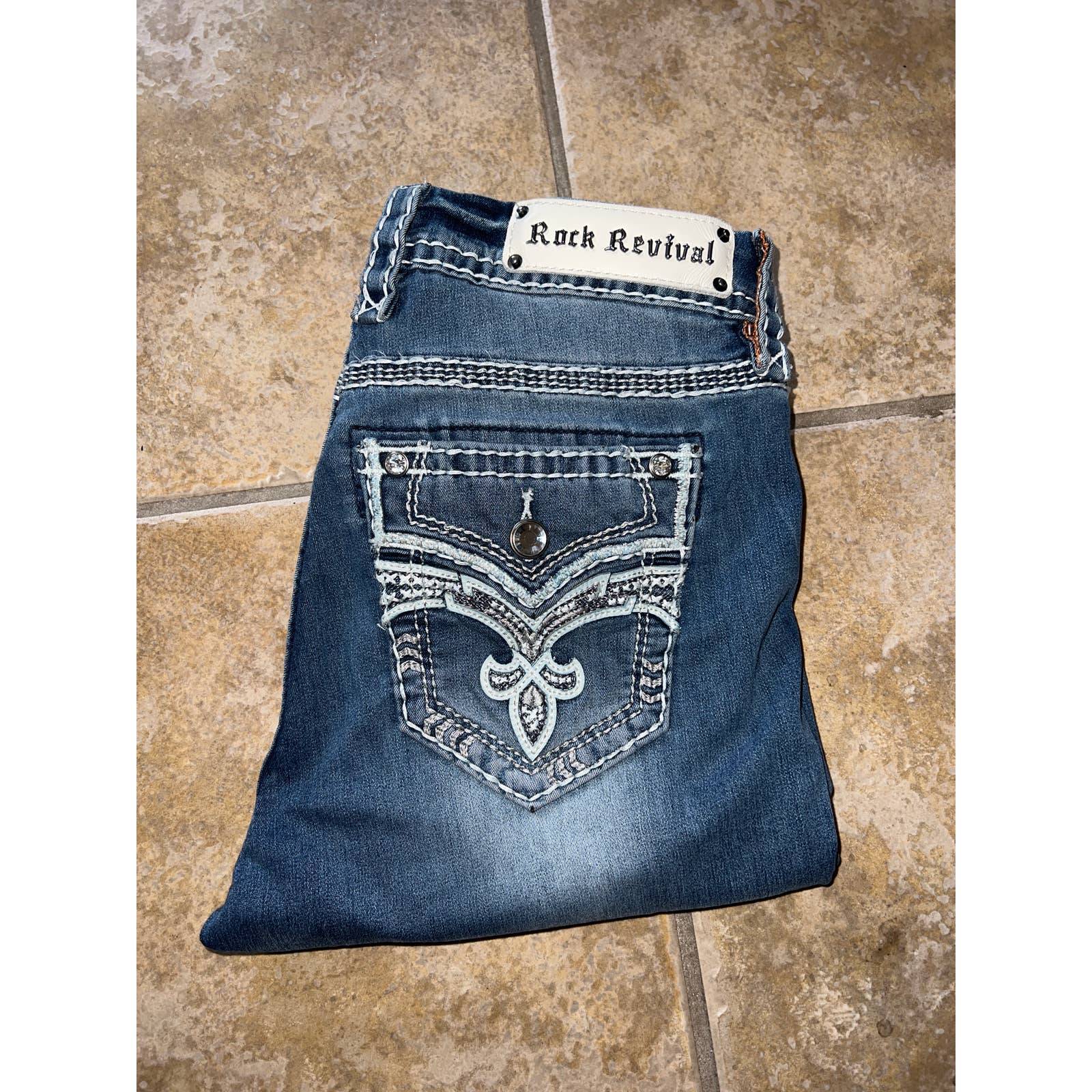 Rock Revival Olinda Easy Skinny Jeans Size 27