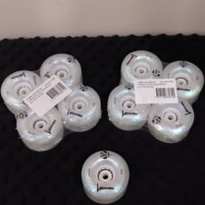 Luminous LED Quad Wheels White Pearl