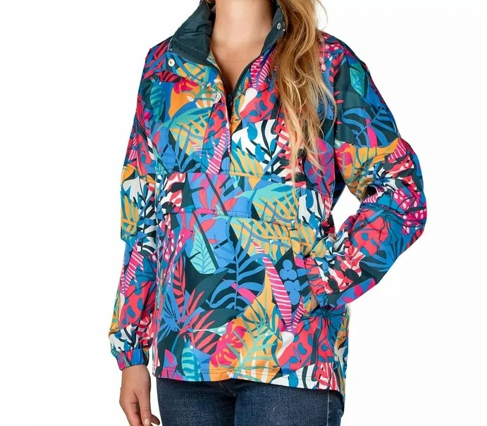 Lauren James Women's Water Resistant Hooded Lightweight Anorak Size S Pre-Owned