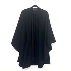 Adrienne Landau 100% Cashmere Cape/Wrap - Black O/S