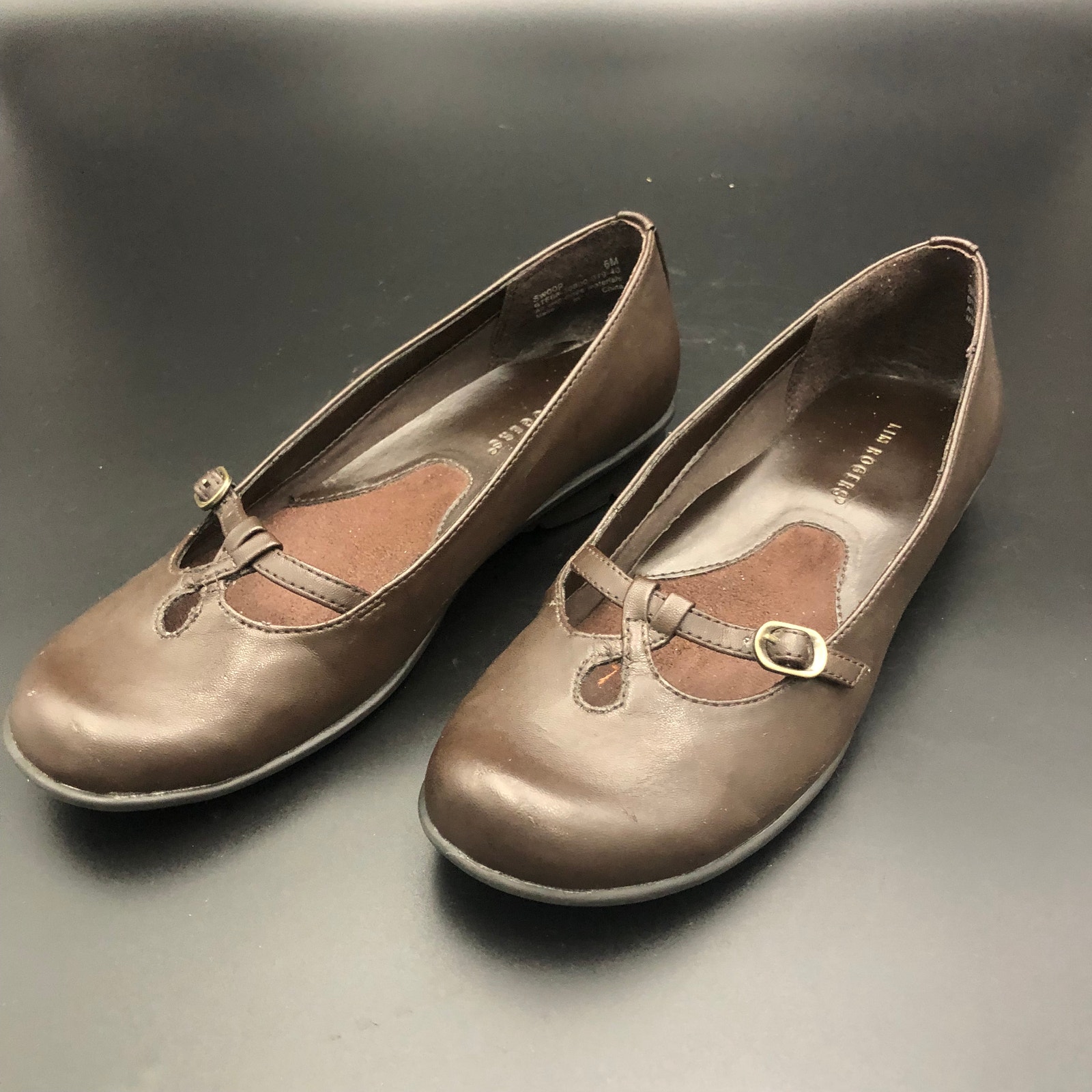 Kim Rogers Vegan Brown Leather Loafers, Women's Size 6M/EUR 36.5