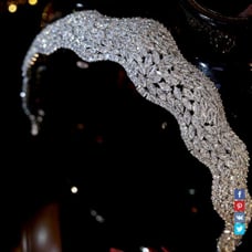 Marquise Crystal Wedding Head Piece