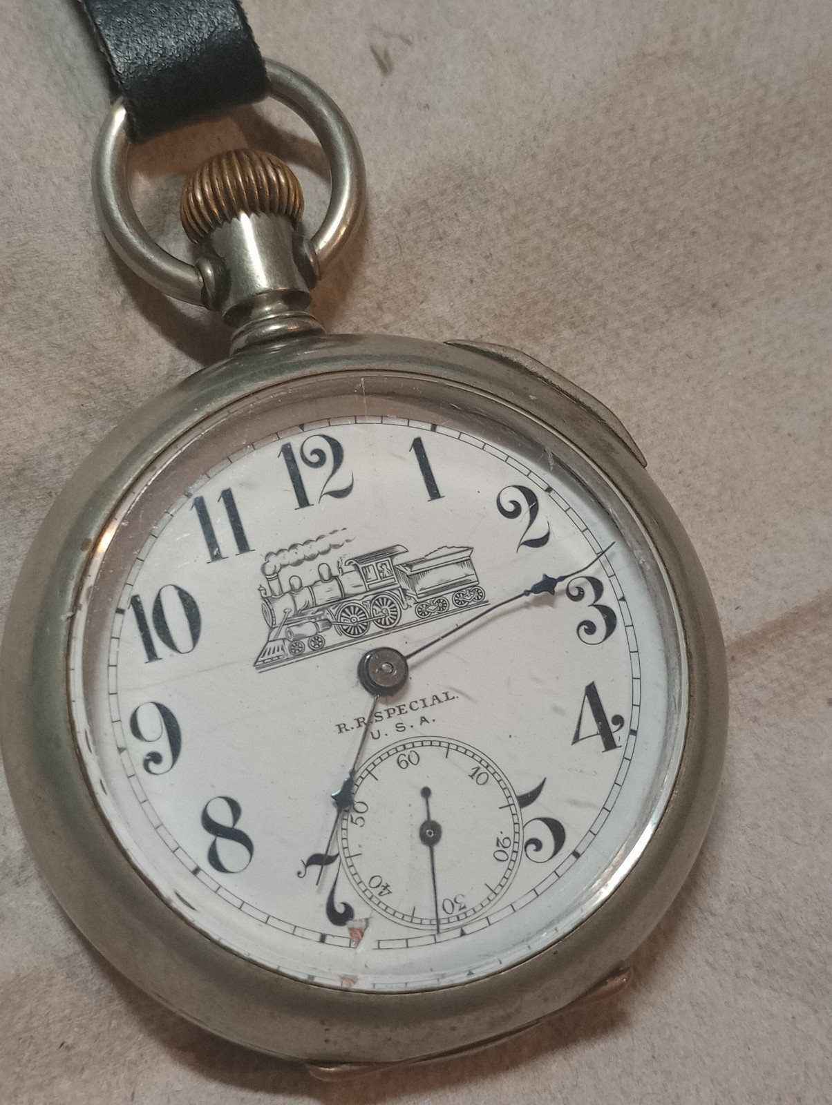 Rare vintage Elgin ill railroad special 18svintage coin silver working condition