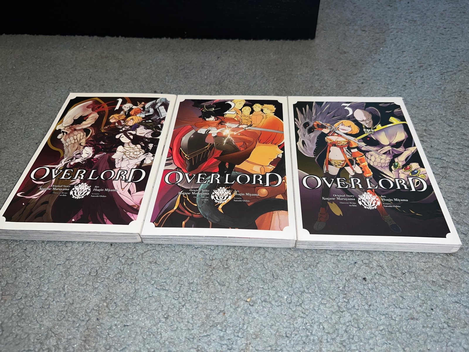 Overlord manga volume 1-3
