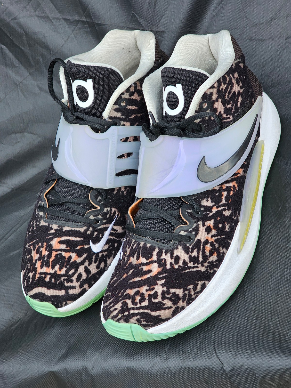 Nike KD 14 Floral Black White Copa Basketball Sneakers CW3935-001 Men's Size 11