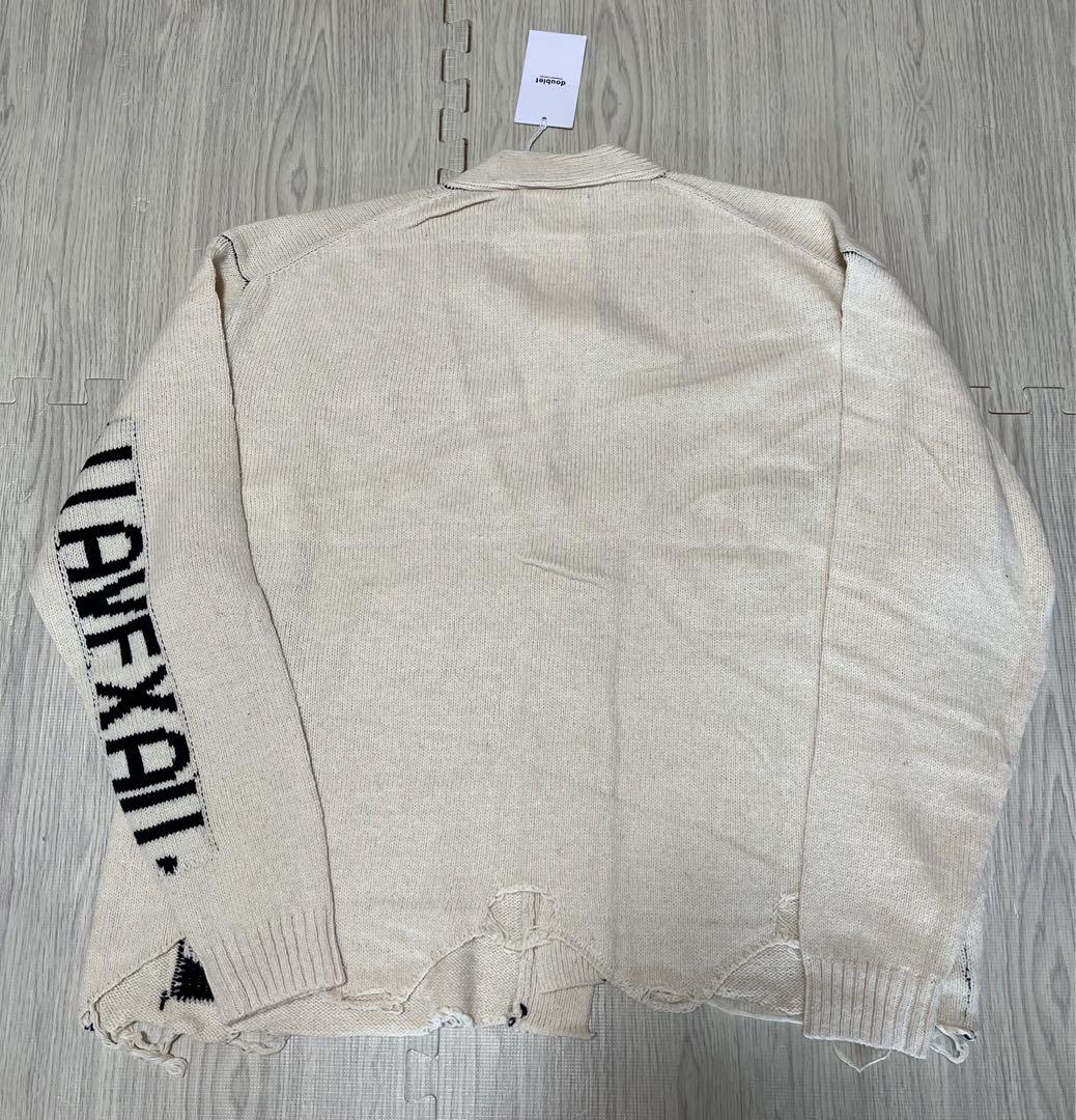 Doublet HIDDEN MESSAGE CARDIGAN
