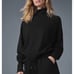 alo Waffle Weekend Escape Mock Neck