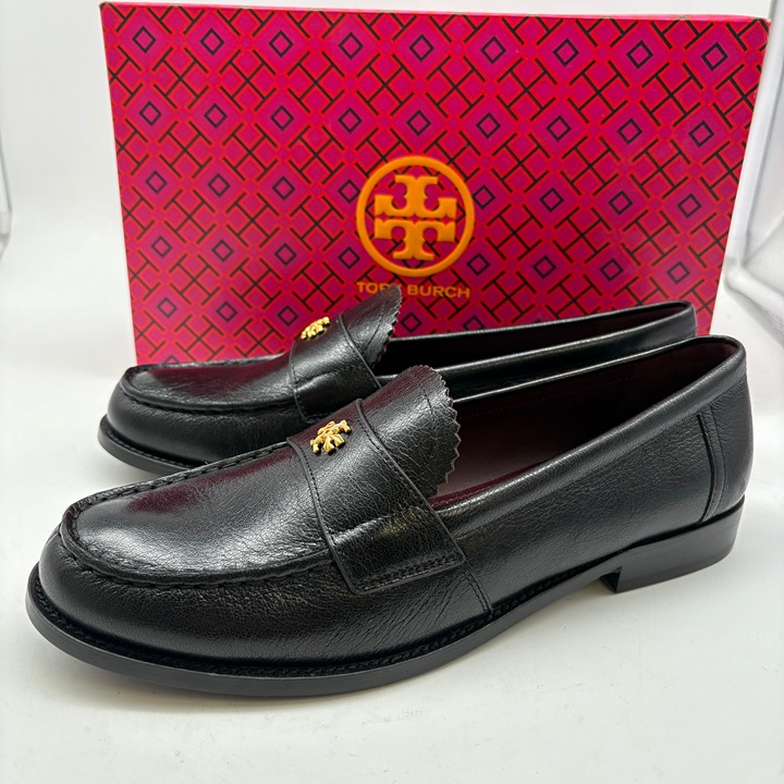 Tory Burch Classic Loafer shoes Goat Leather size 8.5