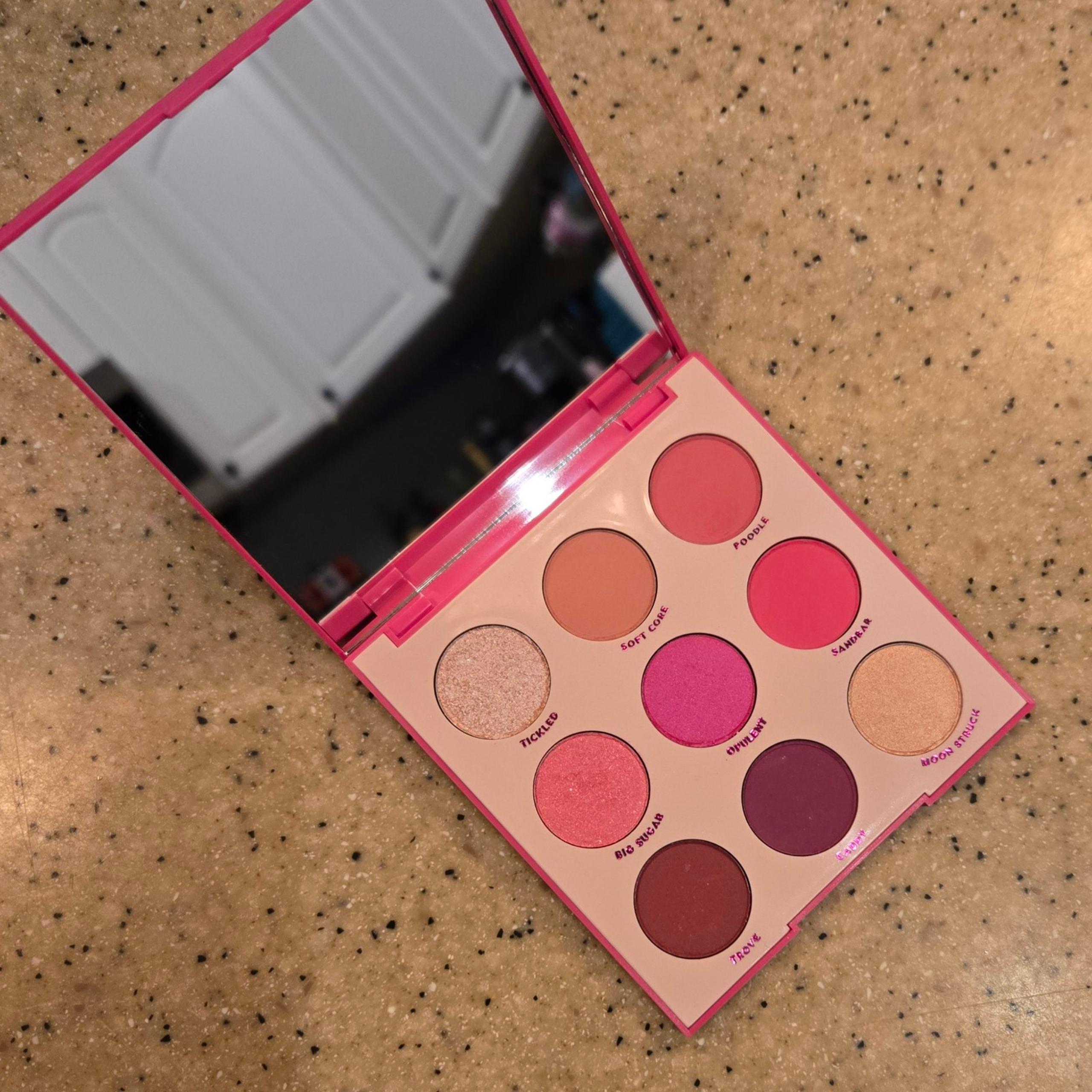 NWOT Colourpop Ooh LaLa! Pink and Tan Eyeshadow Palette