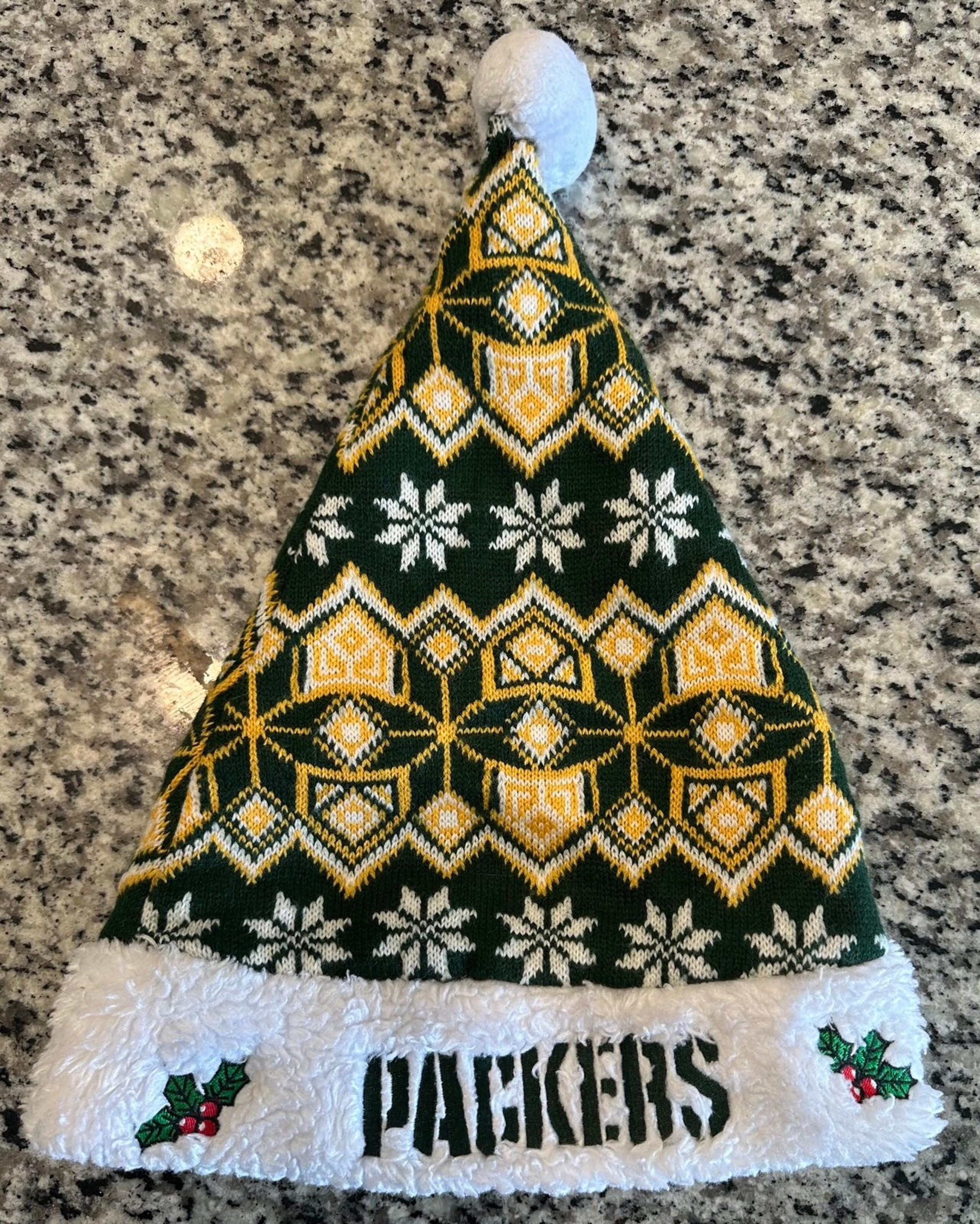 Green Bay Packers NFL Christmas Santa Hat