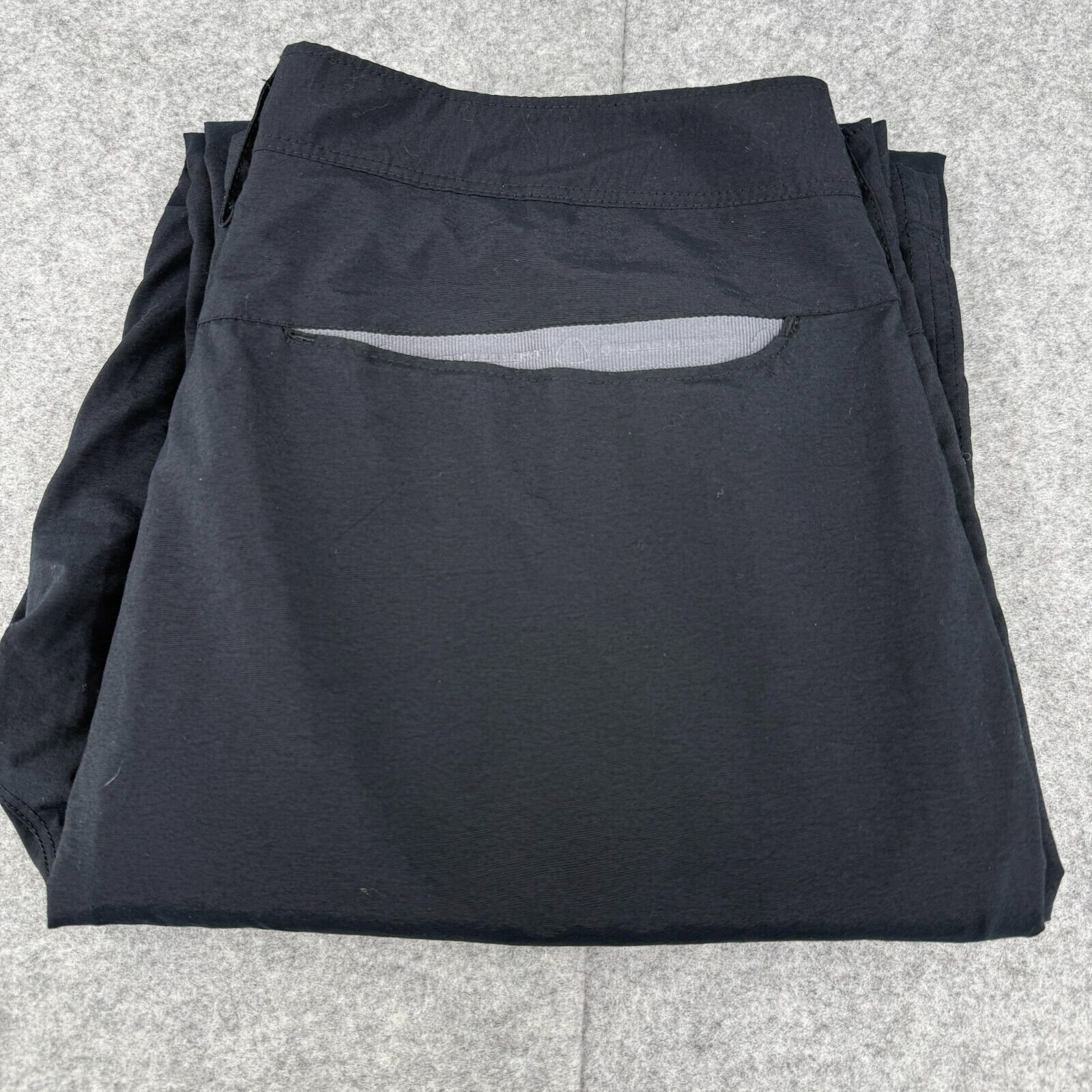 Nike ACG Trail Pants Mens Large Black Outdoor Hiking Windbreaker Pockets Lined