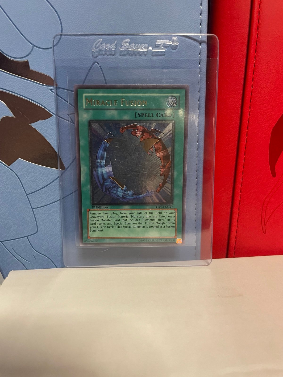 Yugioh Miracle Fusion Ultimate Rare 1st Edition CRV-EN039 mint ready to grade