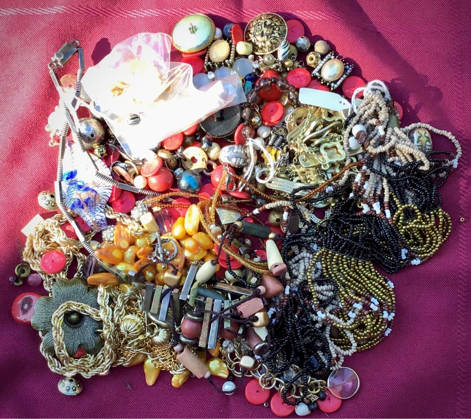 “Golden Age” 31+oz Vintage-Mod Costume Bulk, Wearable, Broken, Repurposing