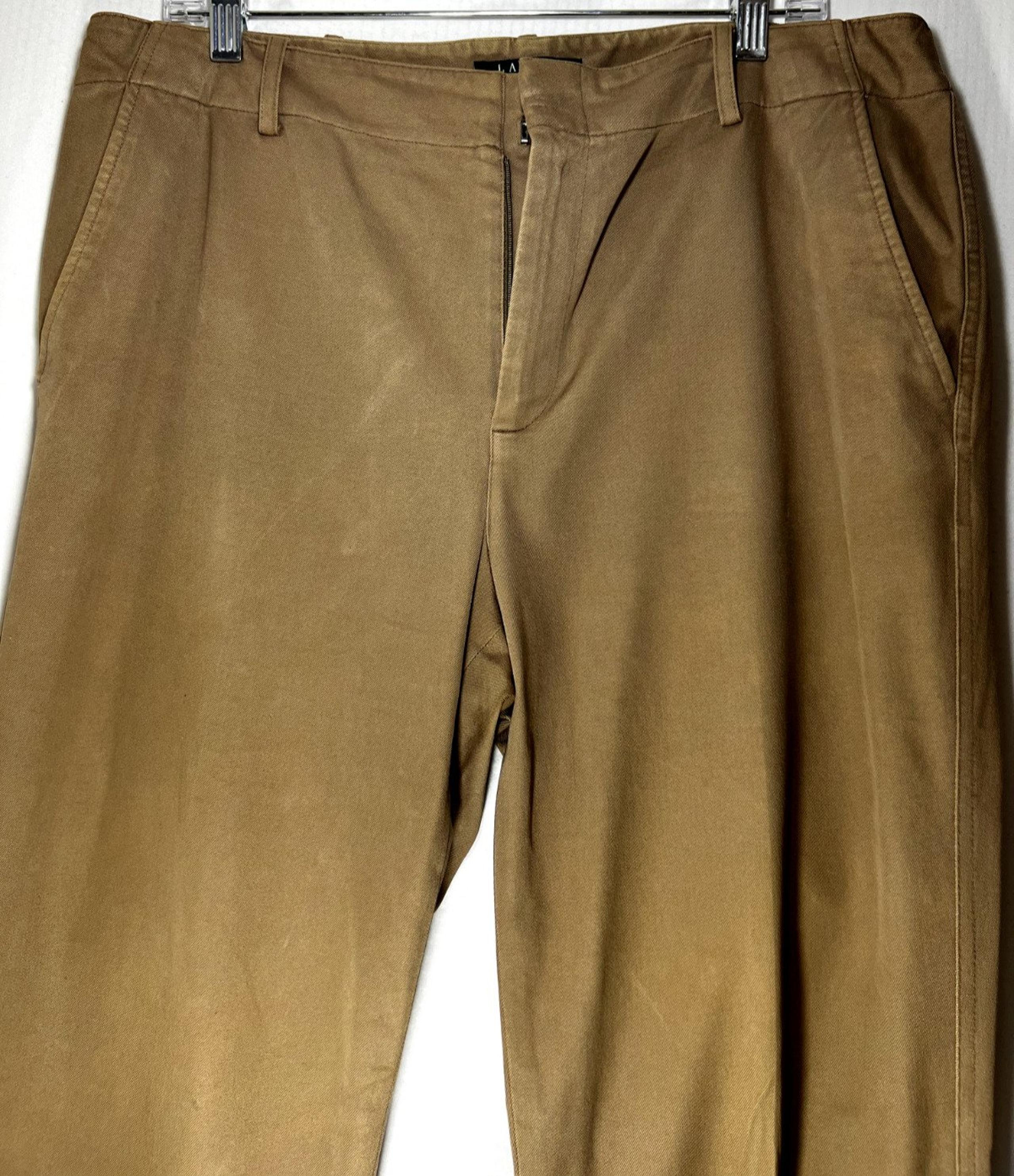 Lauren Ralph Lauren Pants Womens 12 Khaki Straight Tan Beige Chino Pre Owned