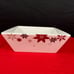 Food Network Christmas Linzer Star 3 Quart Square Serving Bowl - 9.5