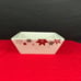 Food Network Christmas Linzer Star 3 Quart Square Serving Bowl - 9.5
