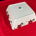 Food Network Christmas Linzer Star 3 Quart Square Serving Bowl - 9.5