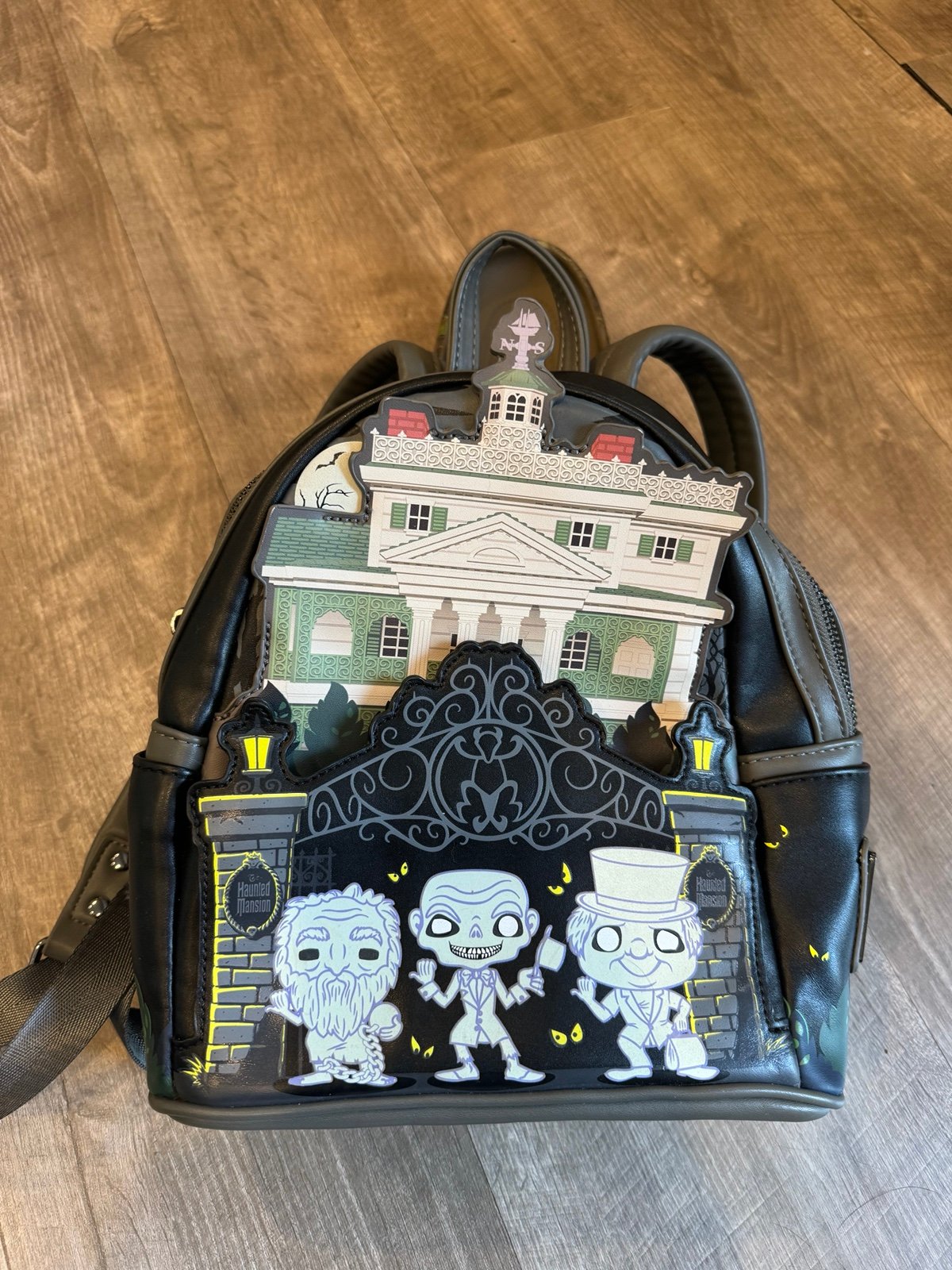 Loungefly Funko Pop! By Haunted Mansion Hitchhiking Ghosts Glow Mini Backpack