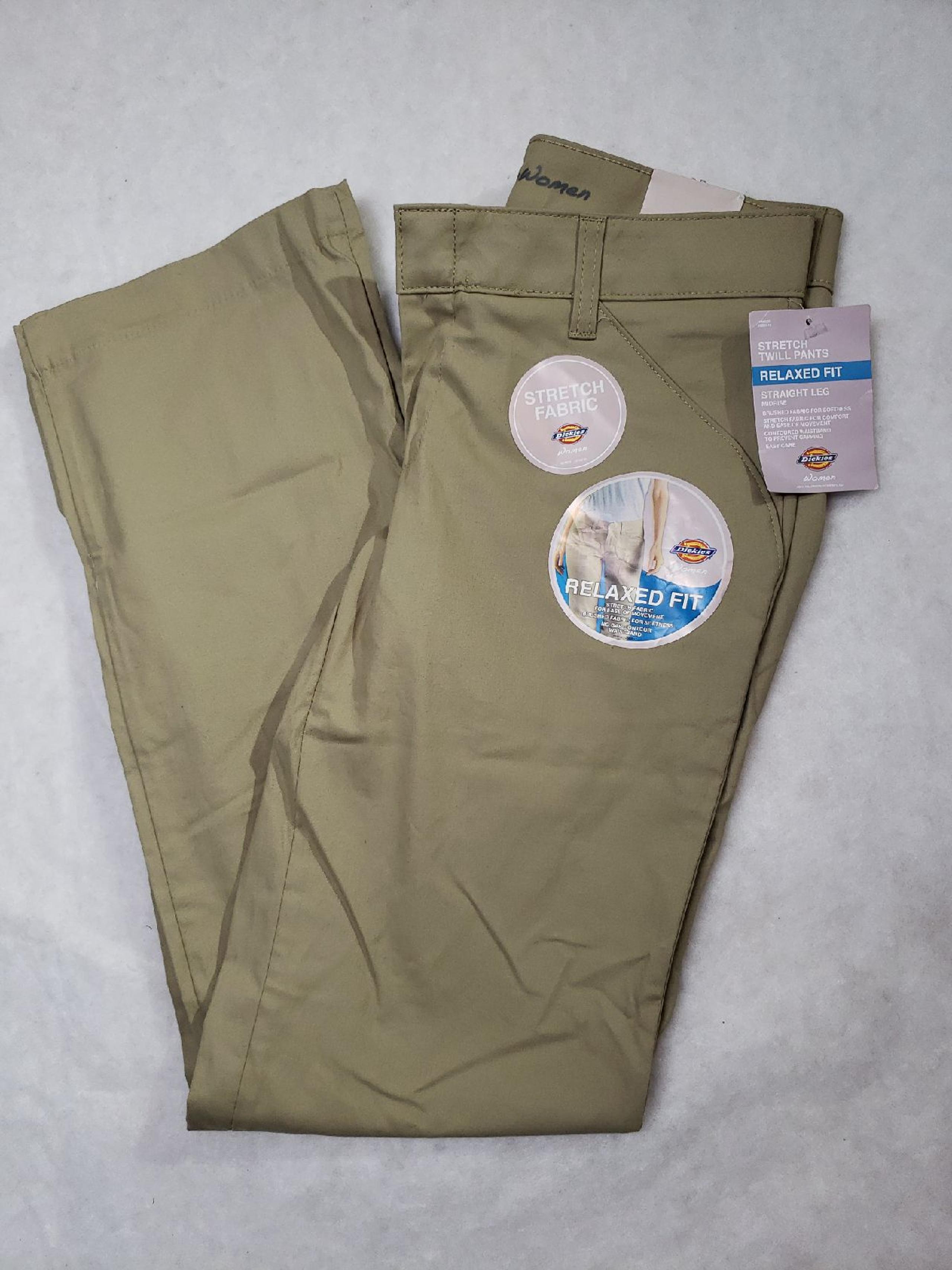 Dickies Women's Relaxed Fit Stretch Twil