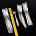 Brand New 4 Groove Teaspoons 6 1/8 Plastic Sleeves Oneida Indonesia Excellent