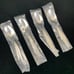 Brand New 4 Groove Teaspoons 6 1/8 Plastic Sleeves Oneida Indonesia Excellent