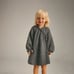 Zara kids girls TEXTURED DRESS WITH RUFFLES 4-5 YEARS
