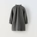 Zara kids girls TEXTURED DRESS WITH RUFFLES 4-5 YEARS