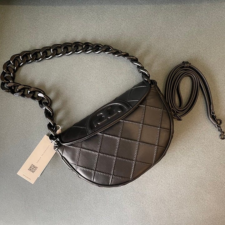 MINI FLEMING SOFT CRESCENT BAG