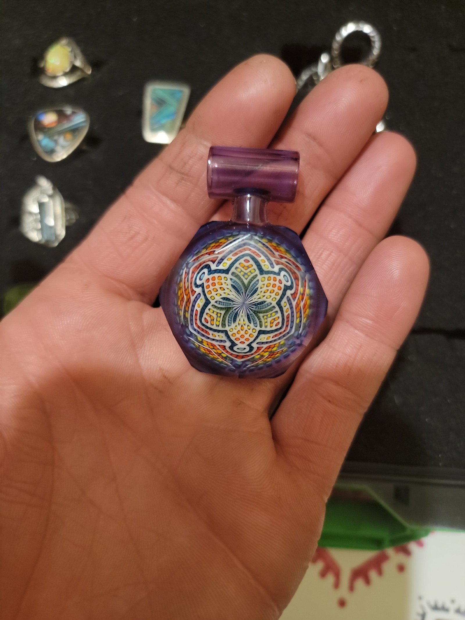 Glass pendant